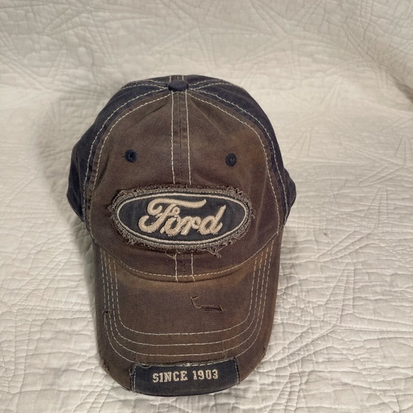 Ford Accessories Ford Distressed Ball Cap Poshmark